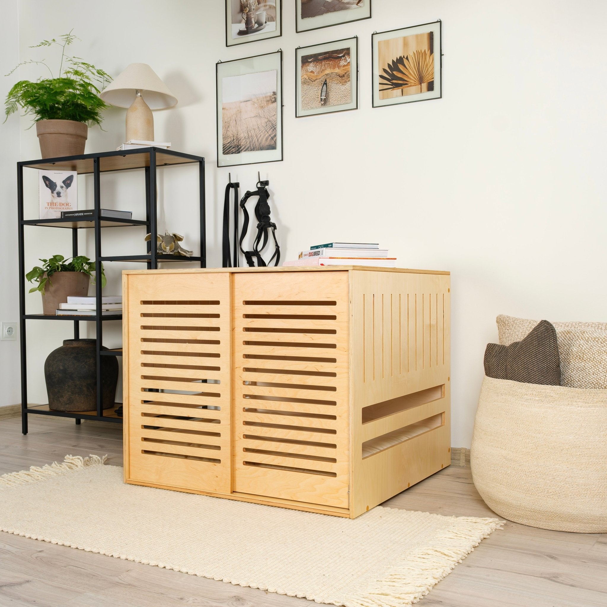 Dordrecht Coupe Natural Indoor dog crate PetSo