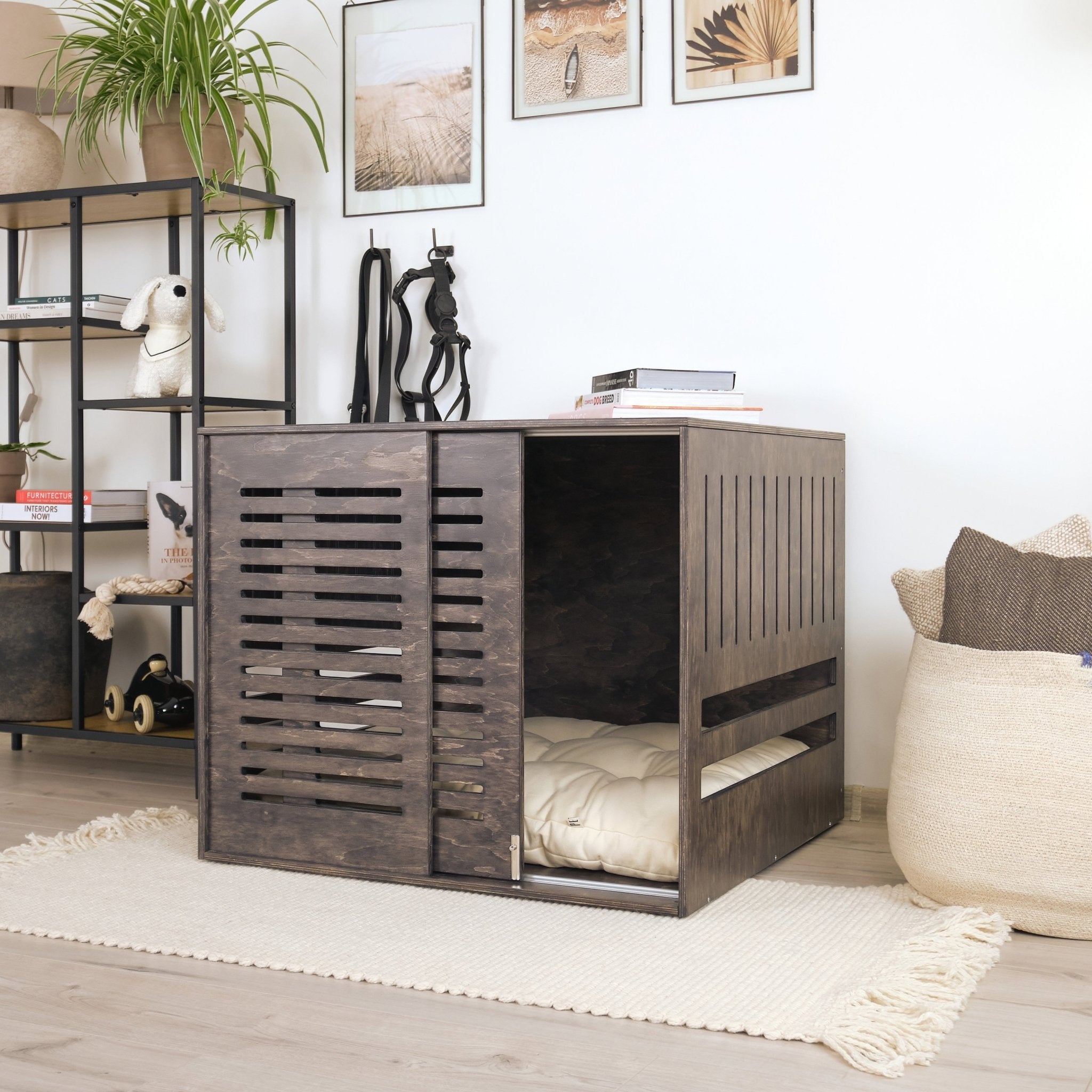 Dordrecht Coupe Wood Dog crate furniture PetSo