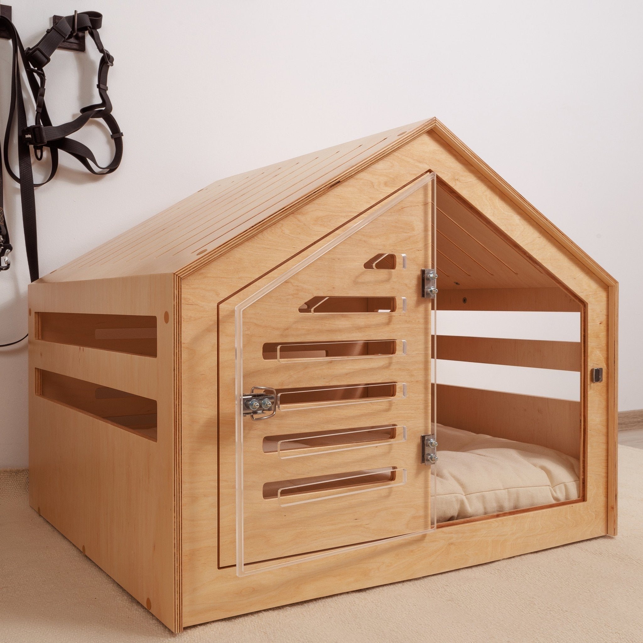 Venlo Natural Modern dog crate PetSo