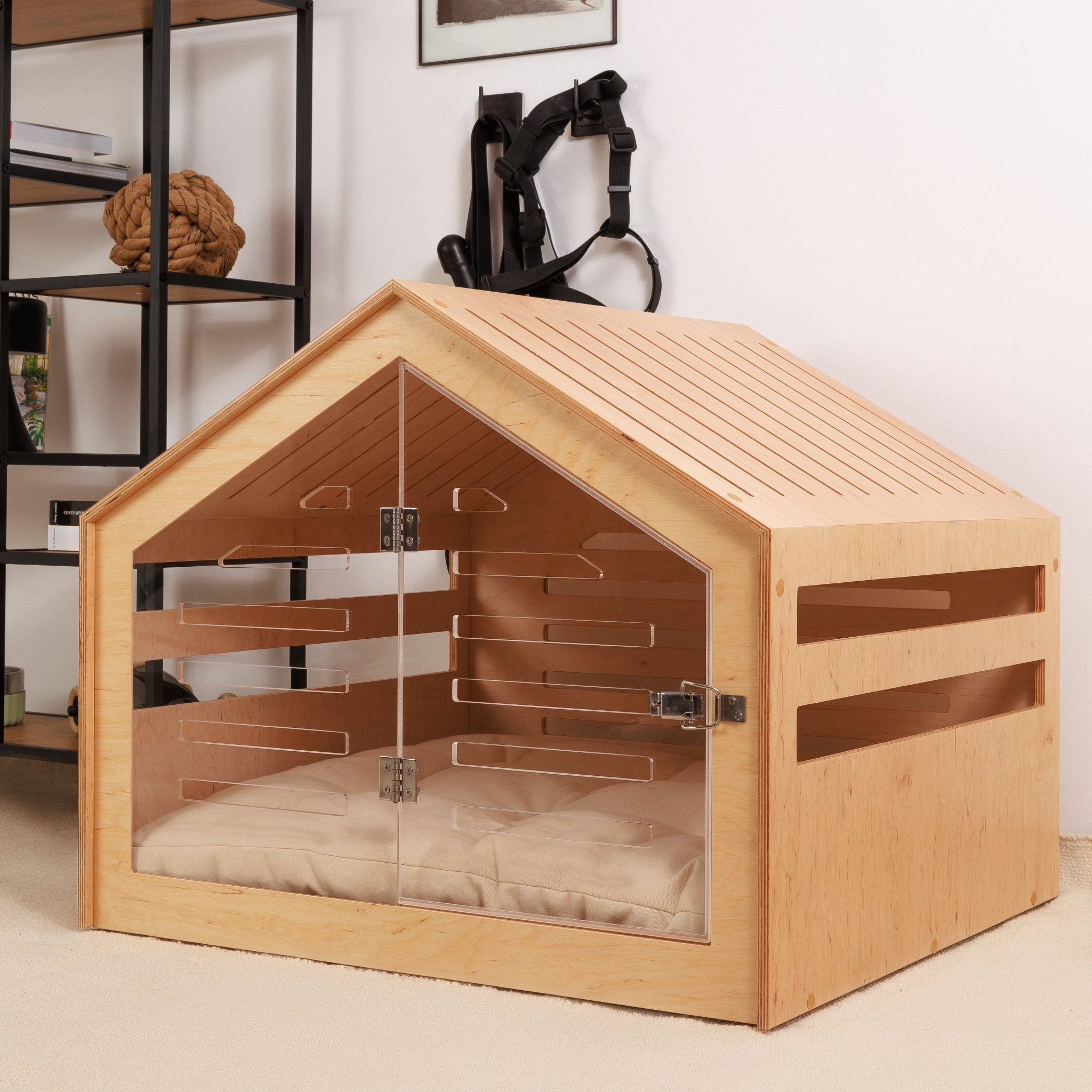Venlo Natural FA Modern dog crate PetSo