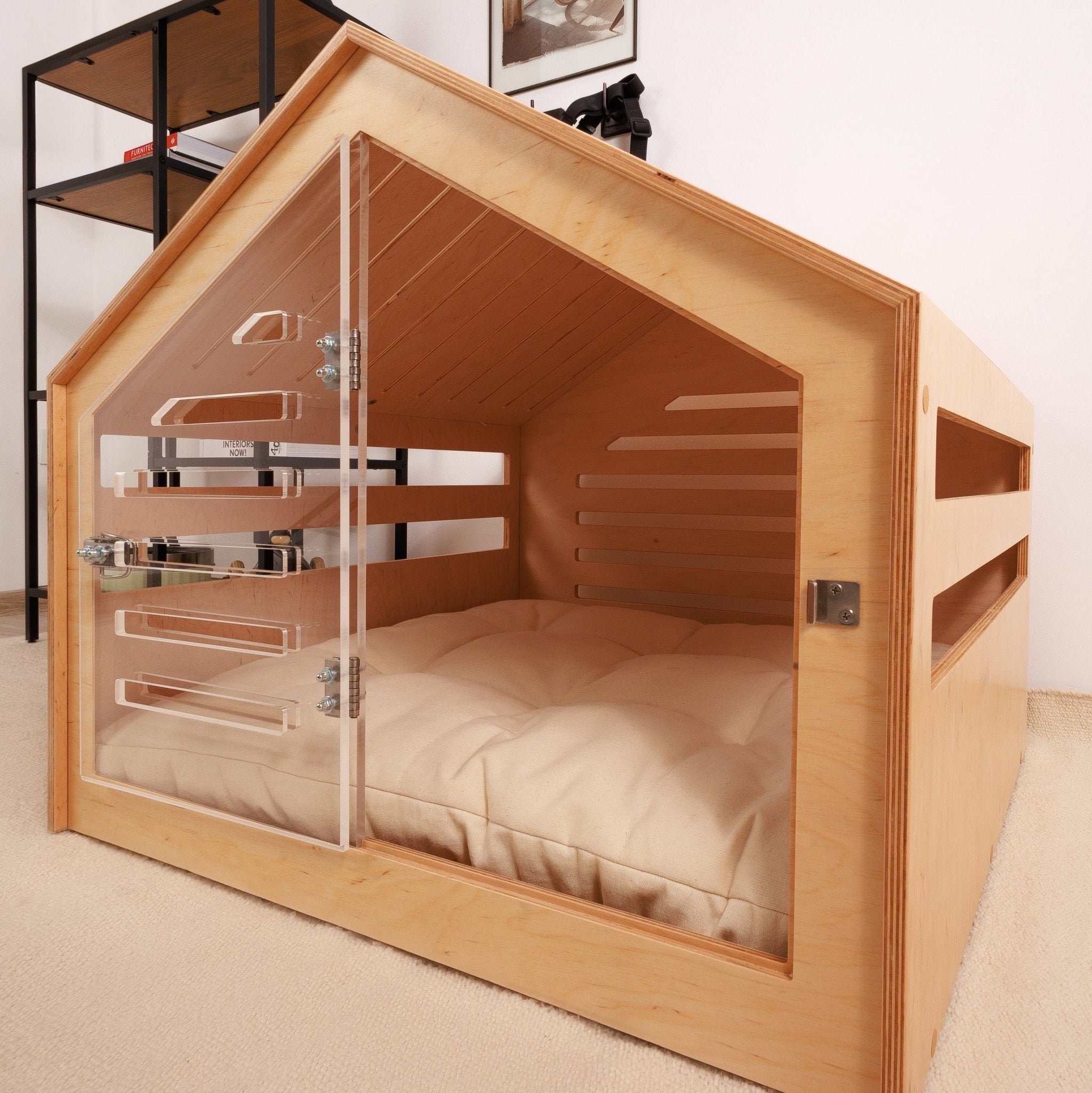 Venlo Natural FA Modern dog crate PetSo