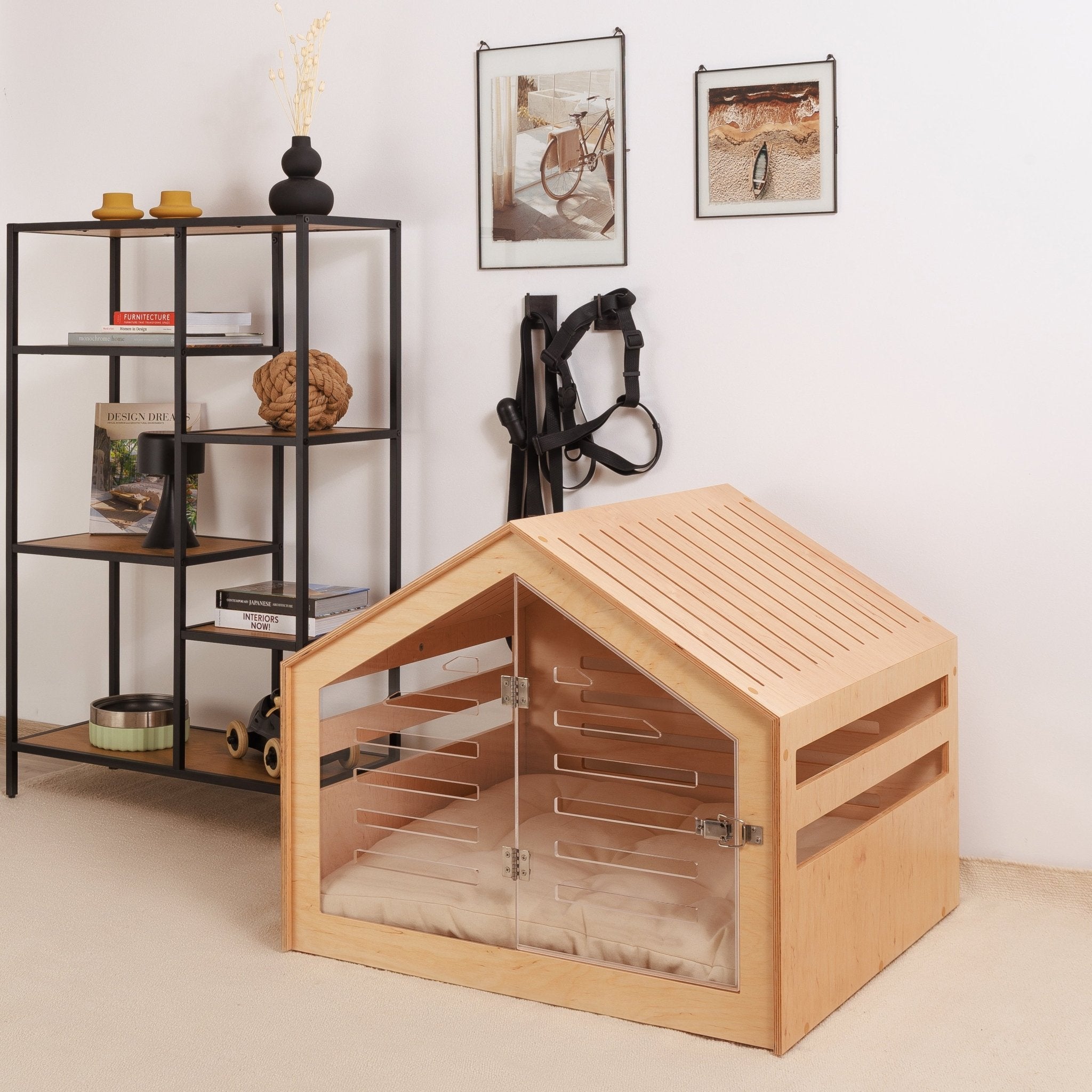 Venlo Natural FA Modern dog crate PetSo