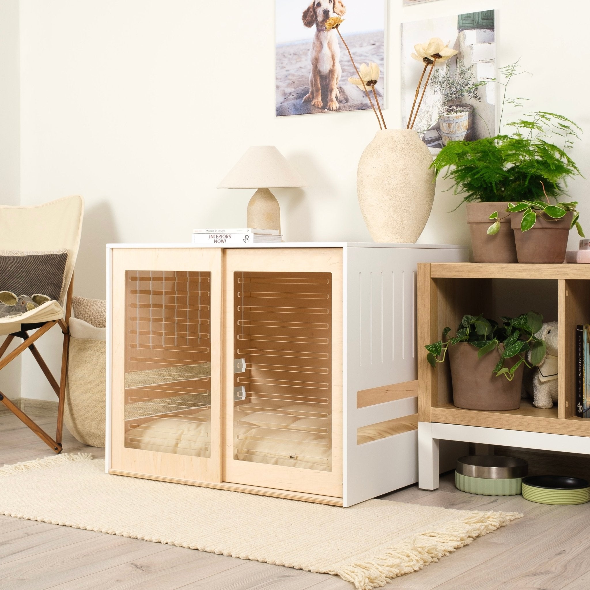Dordrecht Coupe FA Dog crate furniture PetSo
