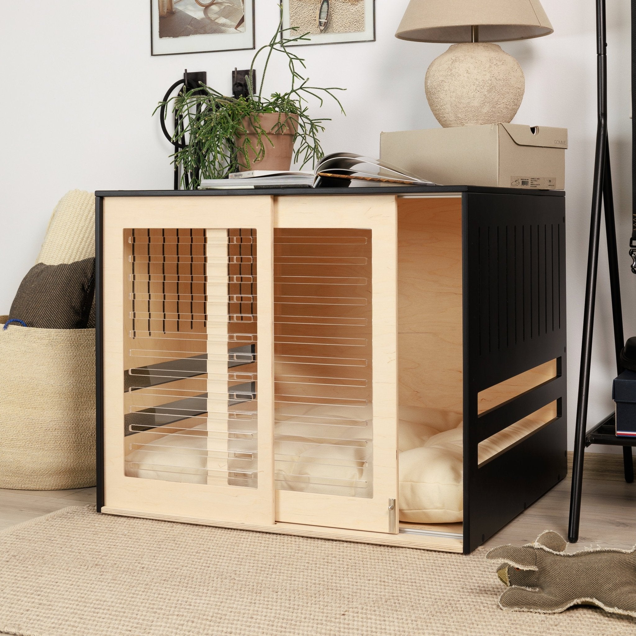 Dordrecht Coupe FA Dog crate furniture PetSo
