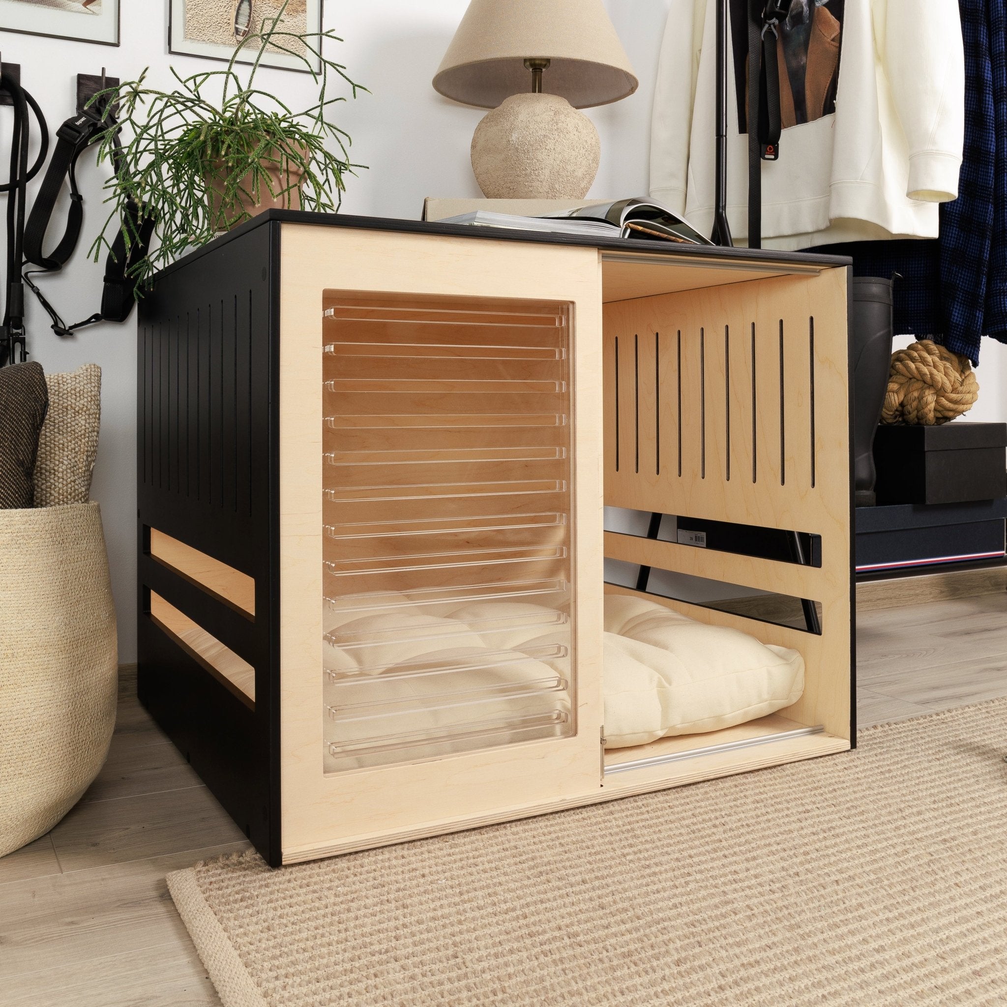 Dordrecht Coupe FA Dog crate furniture PetSo