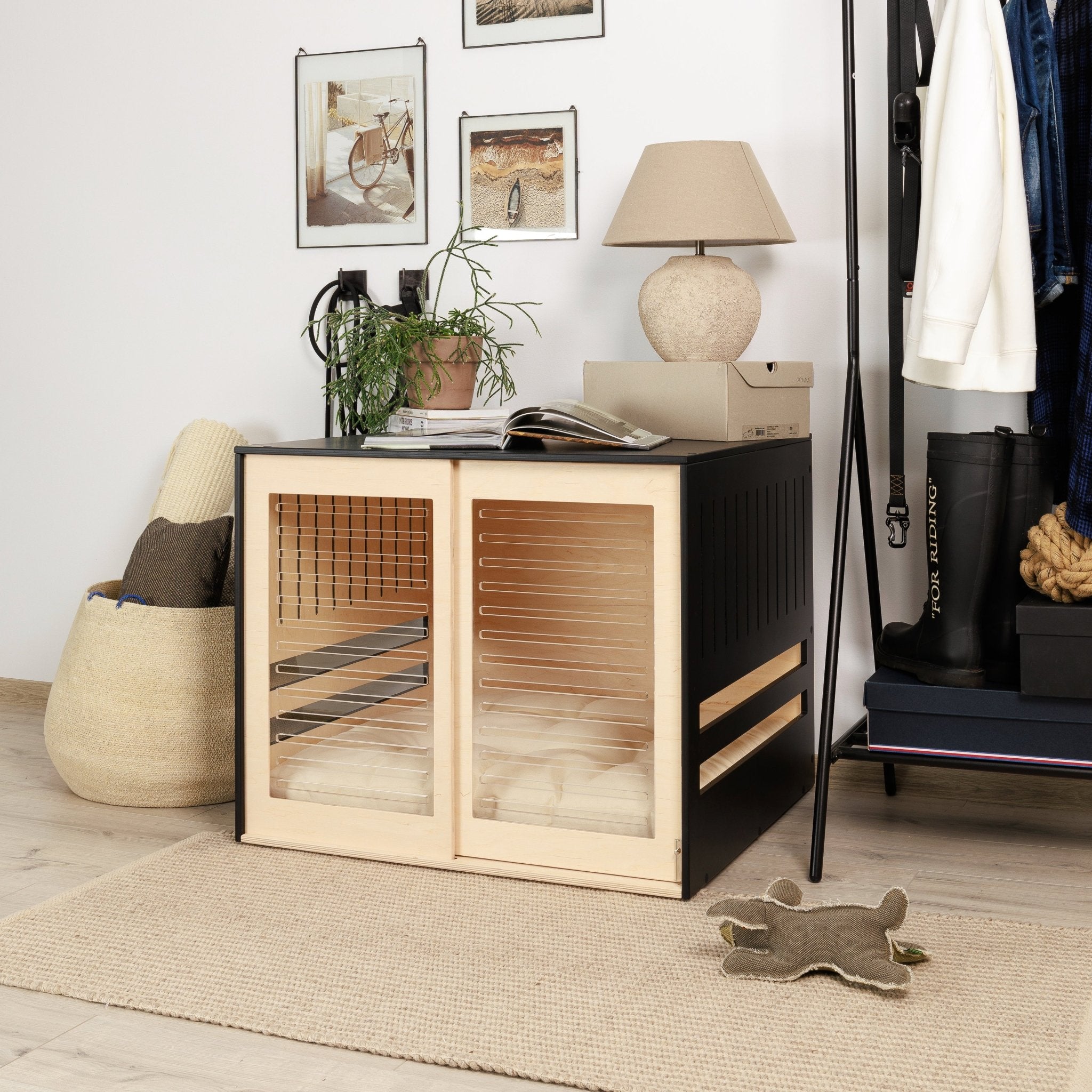 Dordrecht Coupe FA Dog crate furniture PetSo