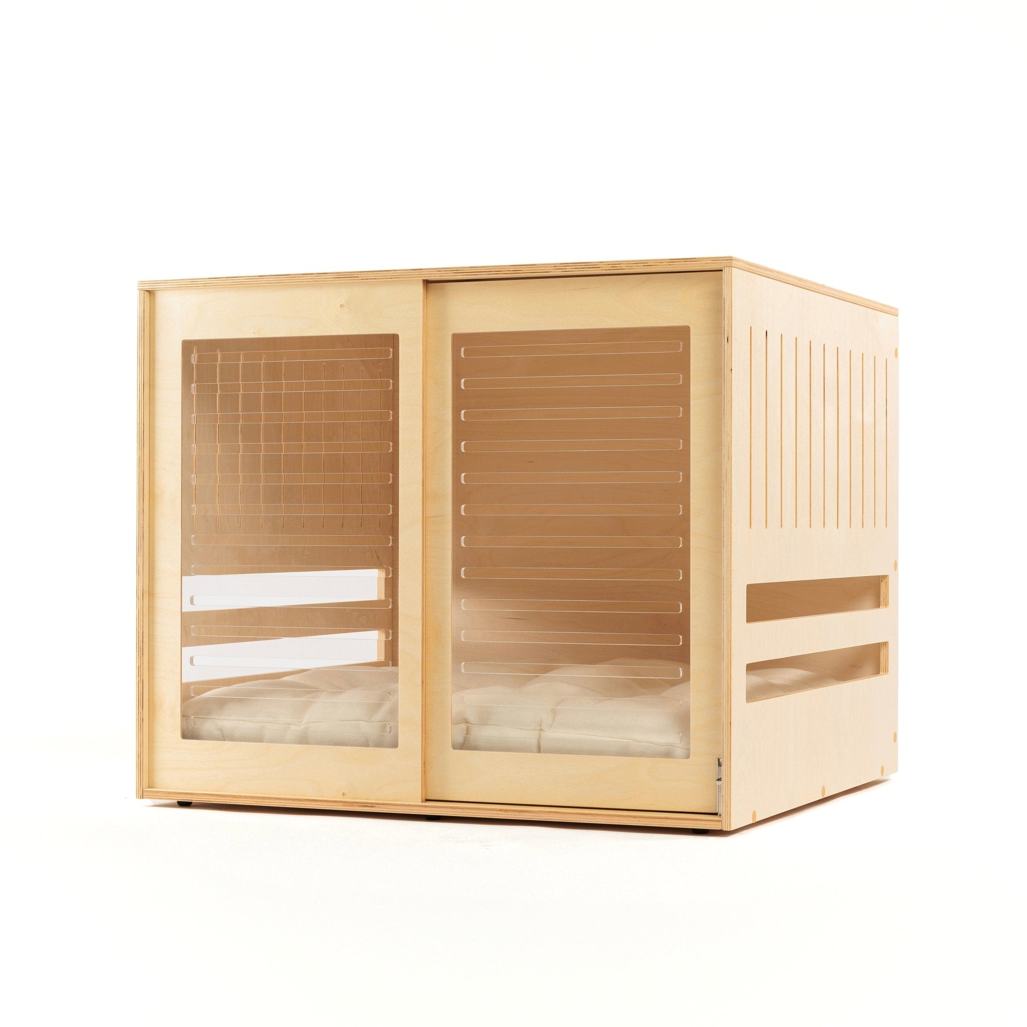 Dordrecht Coupe Natural FA Dog crate furniture PetSo
