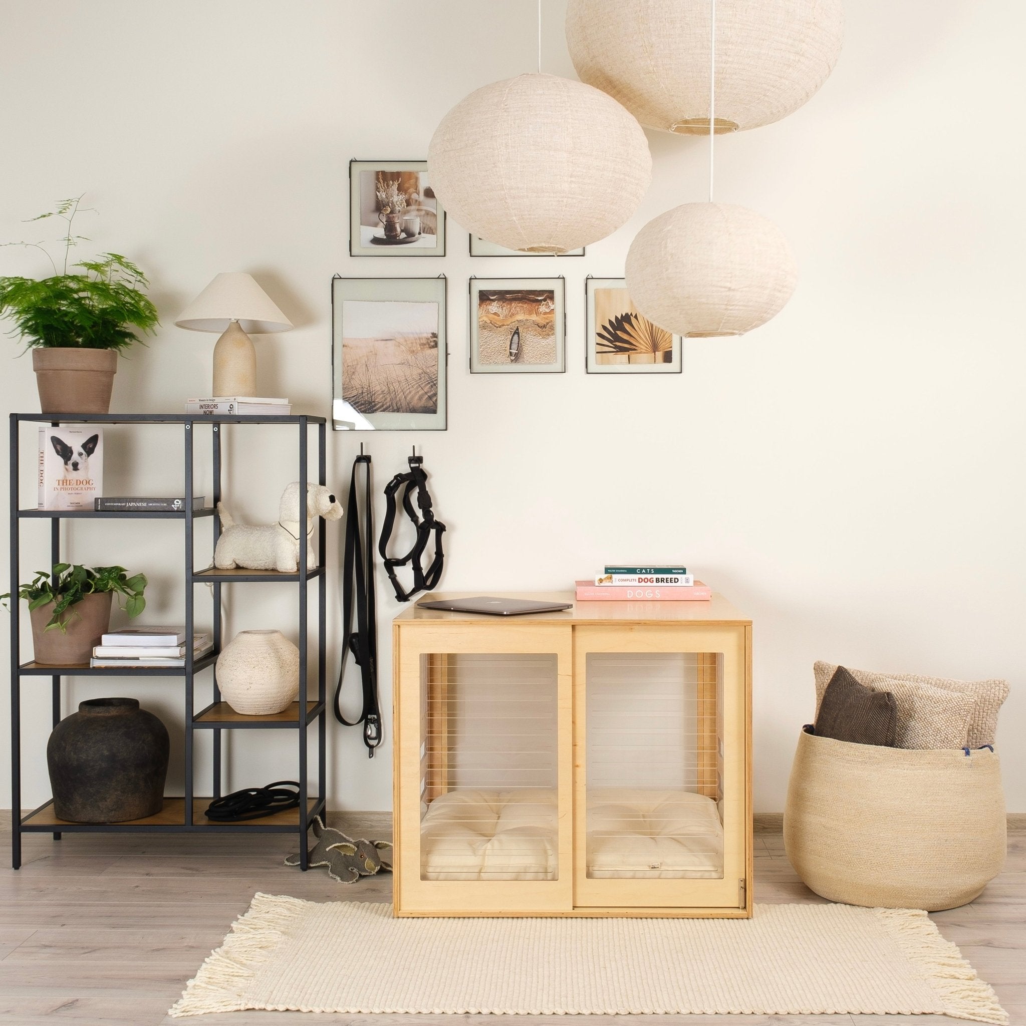 Dordrecht Coupe Natural FAA Modern dog crate PetSo