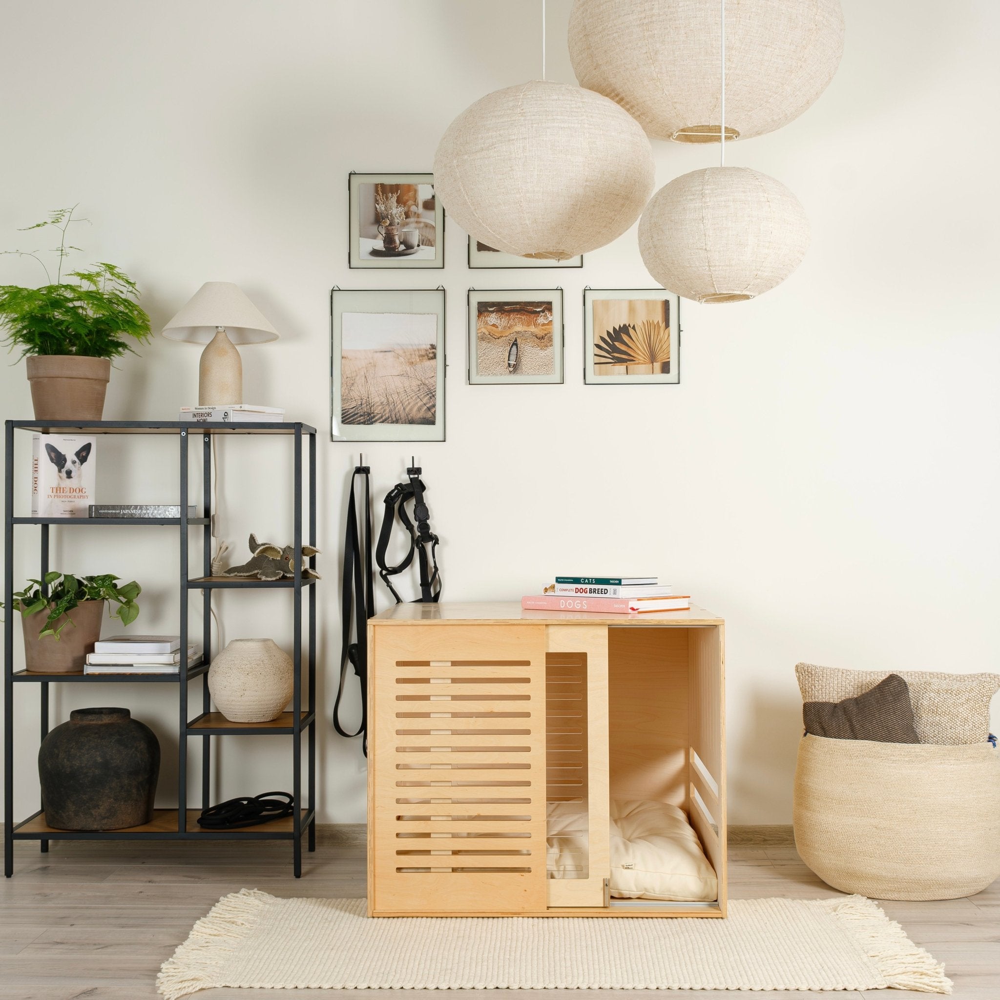 Dordrecht Coupe Natural HA Indoor dog crate PetSo