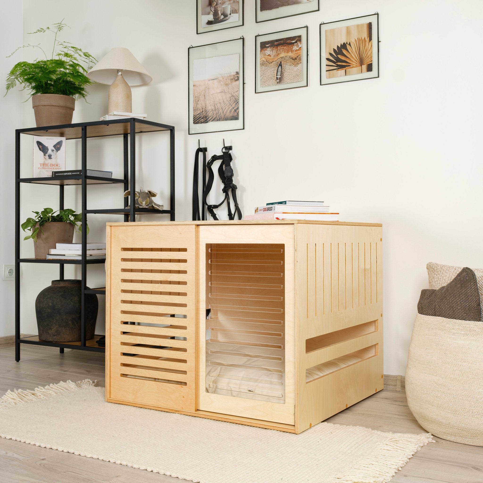 Dordrecht Coupe Natural HA Indoor dog crate PetSo