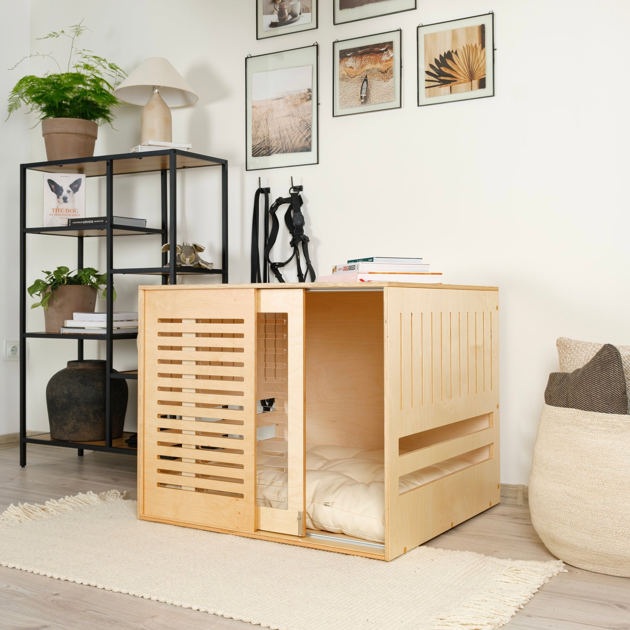 Dordrecht Coupe Natural HA Indoor dog crate PetSo