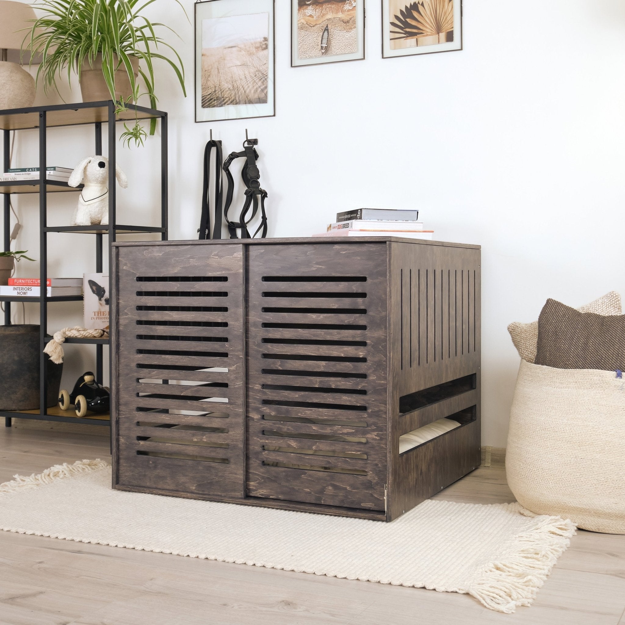 Dordrecht Coupe Wood Dog crate furniture PetSo
