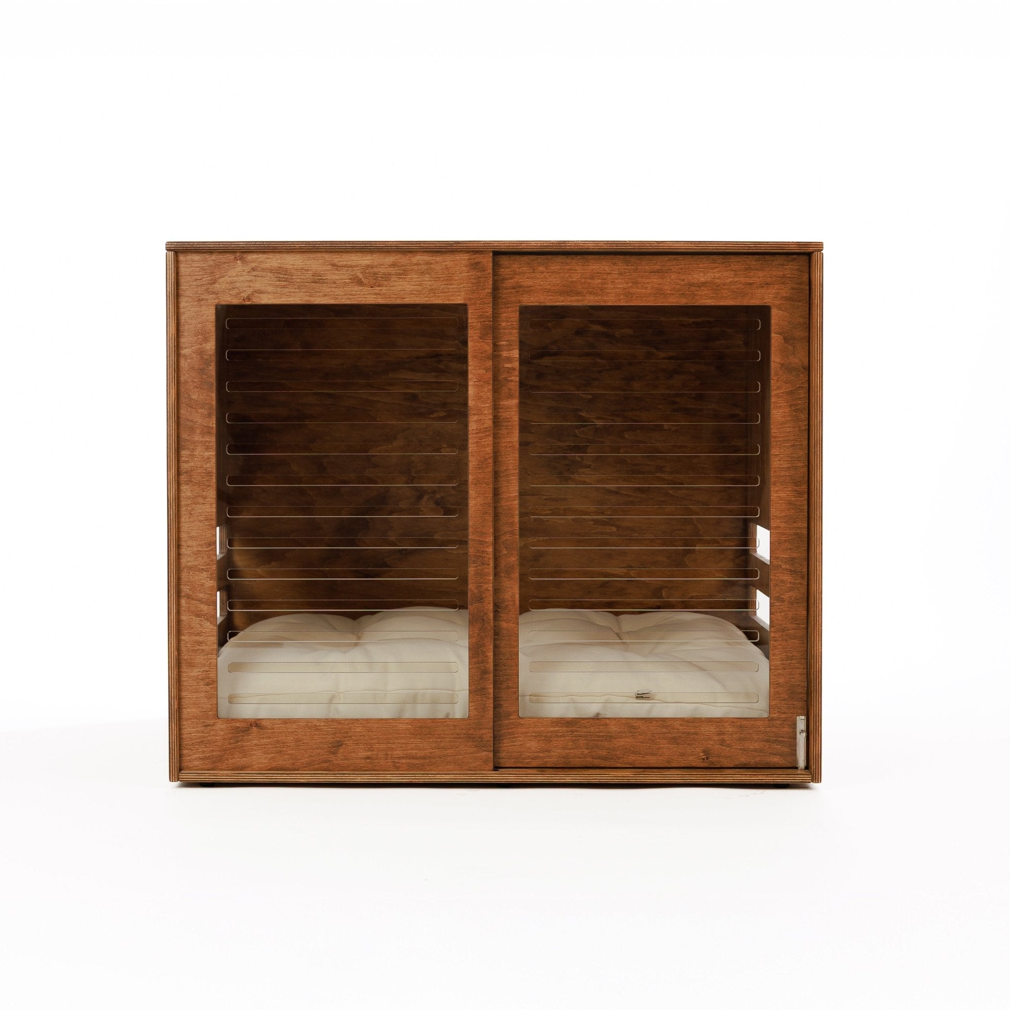 Dordrecht Coupe Wood FA Dog crate furniture PetSo